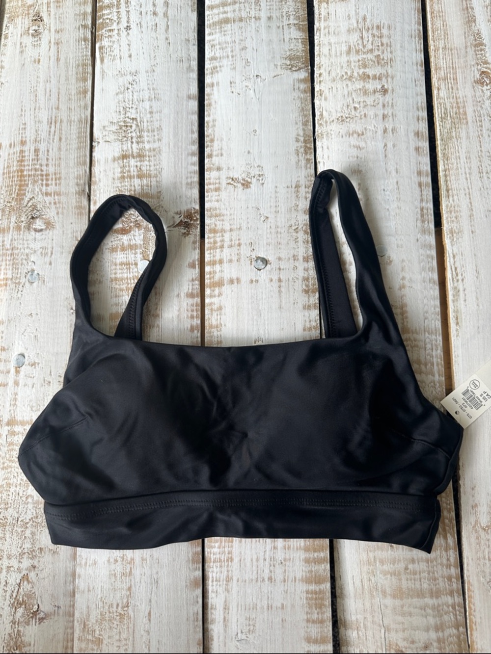 Aerie Bikini Swim Top Size S Black NWT
